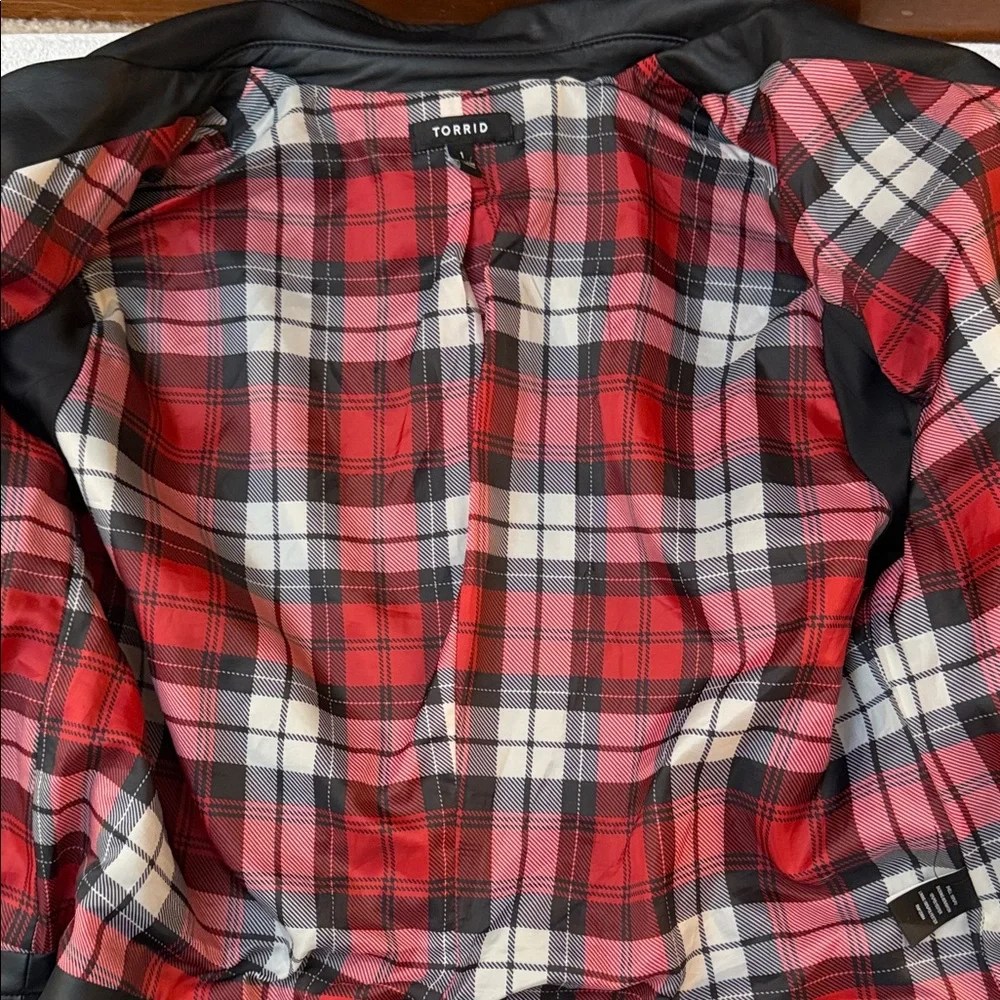 Torrid Black Leather Moto Jacket - Picture 9 of 13
